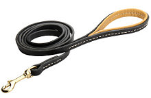 Leather walking leash