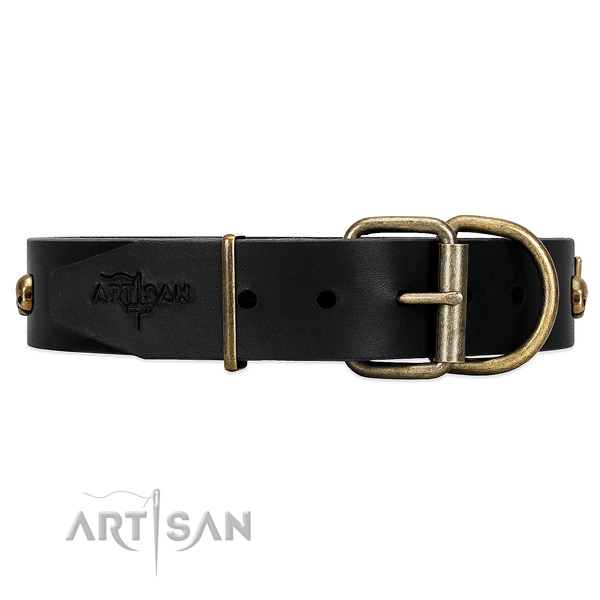 Black Top Quality Dog Collar for Best Handling