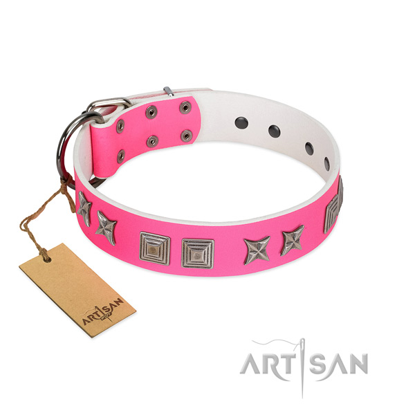 Fabulous FDT Artisan leather dog collar