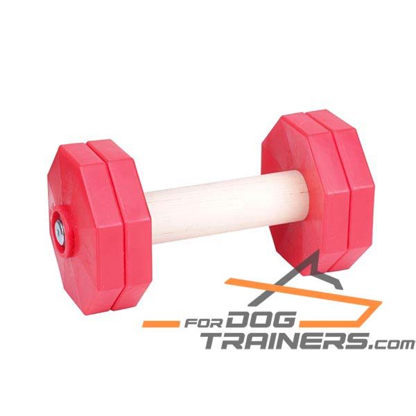 Professional Training Wooden Dog Dumbbell