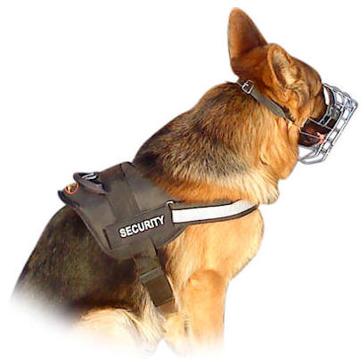 Reflective nylon dog harness for all breeds with handle